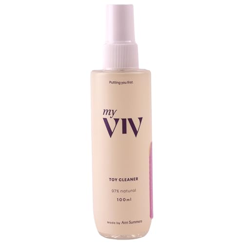 Ann Summers My Viv Toy Cleaning Spray (100ml) – Gentle & Natural Toy Cleaner Spray – 975% Natural Ingredients – Vegan, Cruelty-Free & Recyclable – Supports Breast Cancer Now
