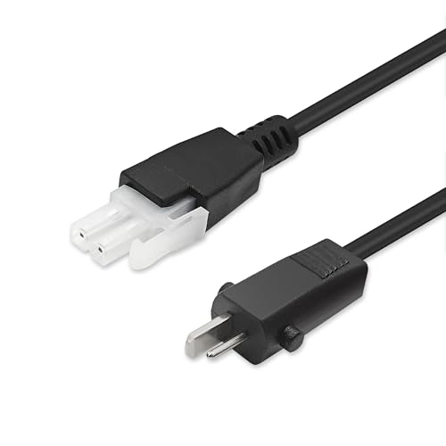 6.5 FT Adjustable Bed Parts Cable Standing Desk Power Cord, Adjustable Bed Base Input Power Supply Cable Replacement Compatible for Tempurpedic, Ergo, Extend, Sealy Ease, Electric Bed Power Cord