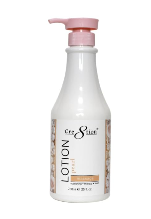 Creation Pearl Spa Hand & Body Lotion - Non-Sticky lotion - Nourishing Skin Lotion Moisturizer Sensitive Skin From Dryness, Cracked and Flaking Nourishing Skin Lotion 750ml / 25 fl oz