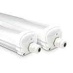 HOFTRONIC – HOFTRONIC - 2er Pack LED Feuchtraumleuchte 150cm IP65-48W 57