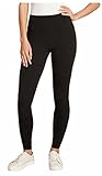 Max & Mia Women's Modal Blend High Waist 7/8 Leggings X-Large Black