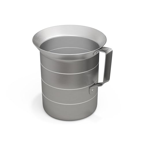 RAVEN FORGE Star Trek Chope à vin de sang Klingon 1 litre en acier inoxydable avec poignée – vue 3