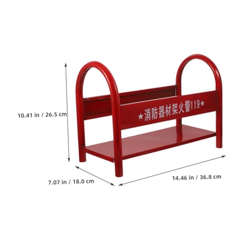 HOODANCOS Fire Extinguisher Bracket for Extinguishers Lb Capacity Storage Rack Garage Storage Organizer Metal Base Stand