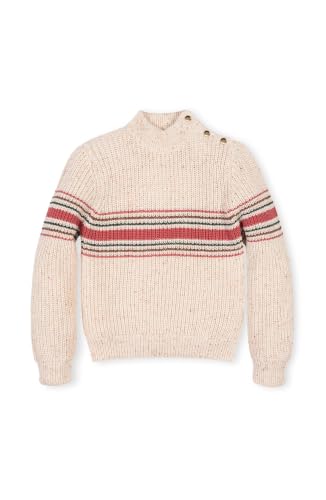 Image of Hope & Henry Girls Cable Front Pullover Sweater