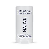 Native Deodorant Contains Naturally Derived Ingredients, 72 Hour Odor Control | Deodorant for Women and Men, Aluminum Free with Baking Soda, Coconut Oil and Shea Butter | Unscented