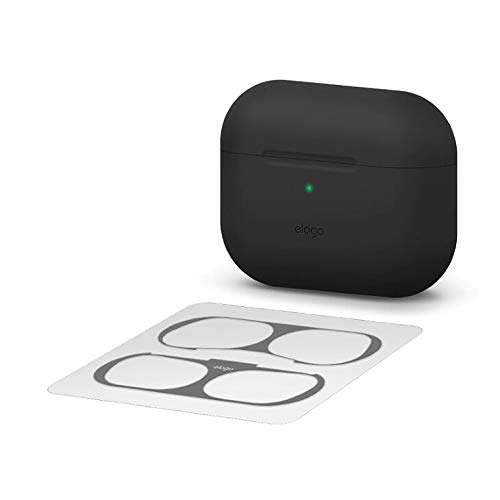 elagoPremier Pack 1 for Airpods Pro (Case/Dust Guard) - Black