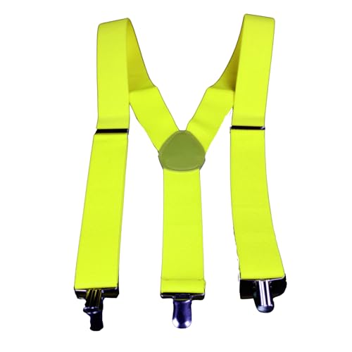 UV Floor - Neon Yellow Suspenders Alças, sólido, amarelo fluorescente, 2 x 34,5 x 11 cm (8717662462047)
