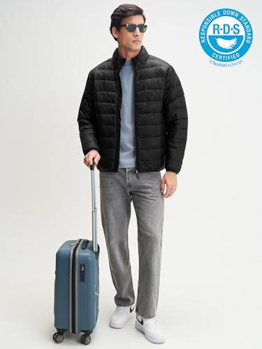 Image of XYXX Unisex Ultra-Light Puffer Jacket| Light Winter Jacket For Men |Solid Long Sleeves - Regular Fit