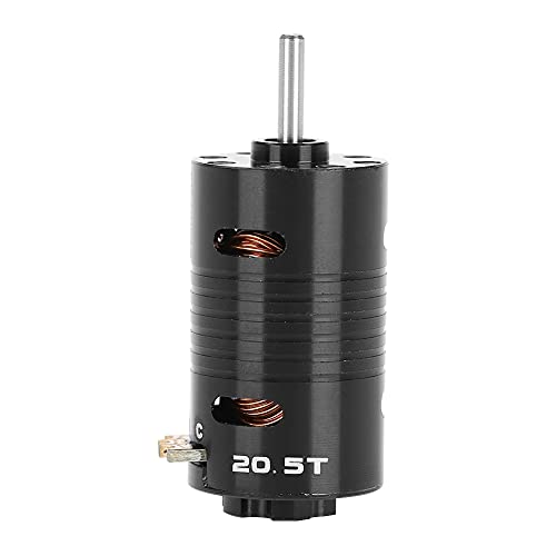 NingGYiYan 1/24 1/26 車モーター用、高トルク 2 極 3 スロット設計、CNC 加工アルミニウムシェル、効率的な銅巻線、精密な ABEC5 ベアリング (9500KV)