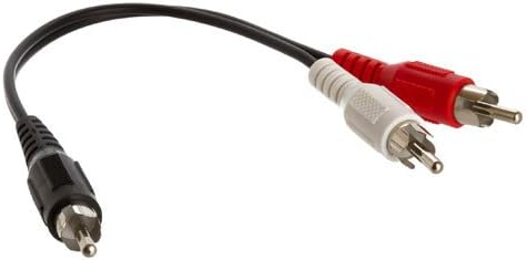 RCA Y Adapter 2 Male To 1 Male