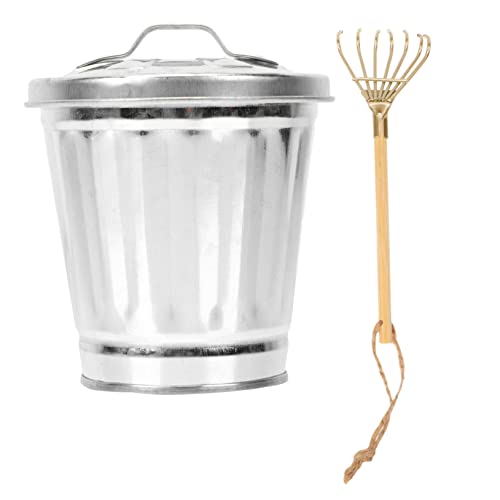 Bote de basura decorativo compacto Yardwe para escritorio miniatura 1
