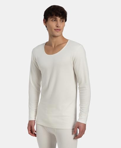 Image of Jockey 2401 Men's Super Combed Cotton Rich Full Sleeve Thermal Undershirt with Stay Warm Technology