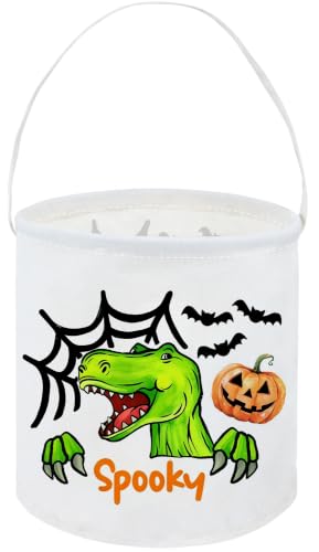 Image of Dinosaur Basket Halloween Storage Bins (Halloween Dinosaurs)