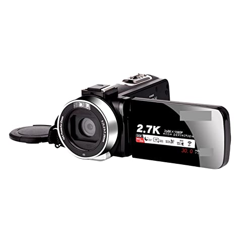Caméra vlog 2K pour YouTube et streaming en direct avec carte SD 128Go