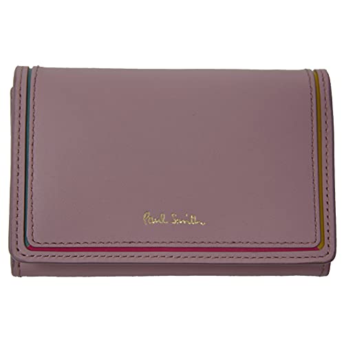 [ポールスミス] カードケース 名刺入れ ピンク 本革 W08224