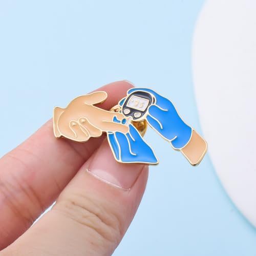 Image of Dr's gift Bacterial Petri Dish Enamel Brooch Lapel Badge Pin for Backbag Hat Science Lab Jewelry for Microbiologists Biology Students Researchers Gift