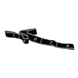 KaariFirefly Gymnastik-/Tanz-/Stretchband, Yoga-Pose, korrekte Übung, Widerstand, elastischer Gurt für Kinder, Lateinamerikanisches Trainingsband, Pilates, Fitness, Workout-Werkzeug, Grau