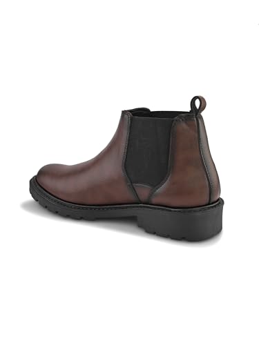 Image of Prolific Men's Chelsea Boots | Ankle Height Boot| Formal, Office & Casual Wear Shoes | Soft Cushioned Insole, Dynamic Feet Support, Arch Support & Shock Absorption