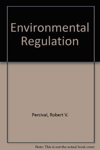Environmental Regulation 0735500657 Book Cover
