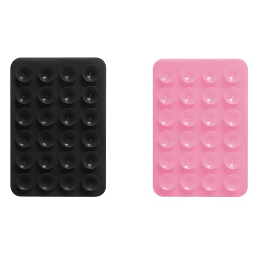 lyanny Support à ventouse pour téléphone portable, en silicone, antidérapant, autocollant, pour téléphone portable