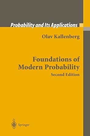 Foundations of Modern Probability Softcover reprint of hardcover 2nd ed. 2002 Edition-Wow! eBook