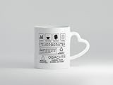 Achtung Probleme Steuerberater | Steuern - Herzhenkel Tasse - Kaffeetasse/Geschenk/Familie