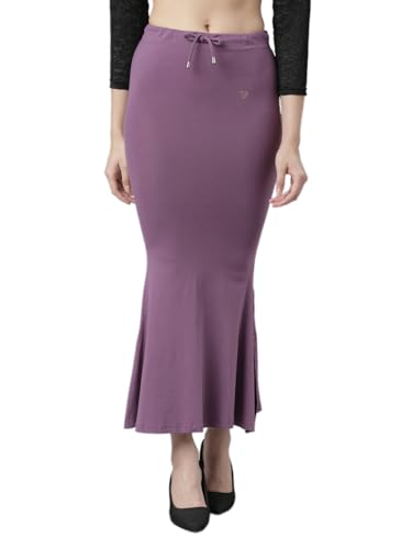 Image of TWIN BIRDS Saree Shapewear for Women | Super Soft Viscose Elastane Saree Petticoat Skirt | Stretchable & Comfortable SareeShaper
