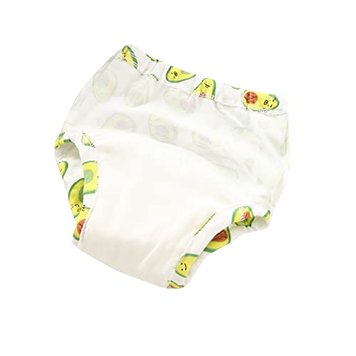 Image of Unisex Potty Underwear Cotton Toddler Boys and Girls Pee Training Underpants Waterproof Reusable Pants 6-Pack