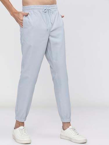 Image of KETCH Men Mid Rise Regular Fit Jogger Trouser