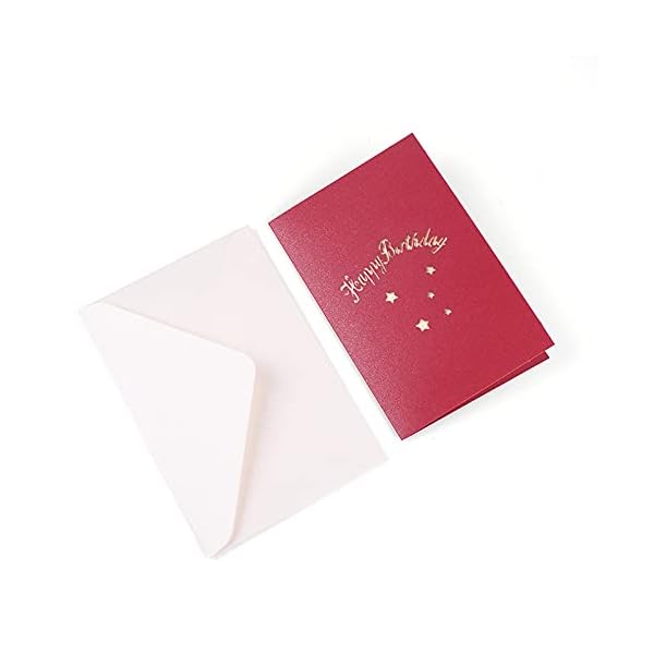 KUNSTIFY Tarjeta de felicitación 3D desplegable, regalos para novias, novios, hombres, mujeres, padres, madres… - Imagen 4