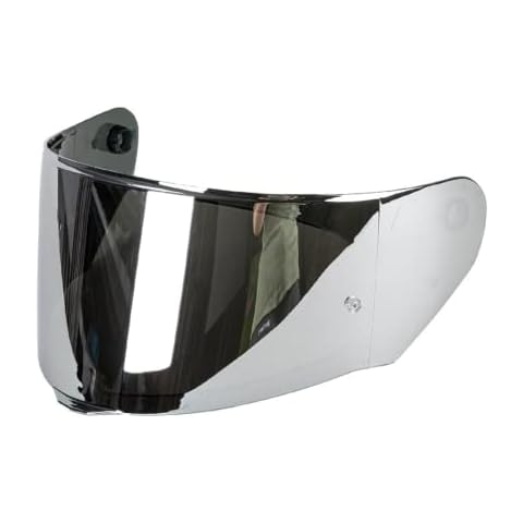 Lente plateada Viviance para casco de moto de cara completa compatible con LS2 FF800 FF320 FF328 FF353 Cover