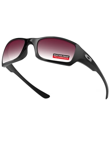 Image of PRO+ Polycarbonate Replacement Lenses & Nose Pads for Oakley Fives Squared(4+1) OO9238 Sunglasses