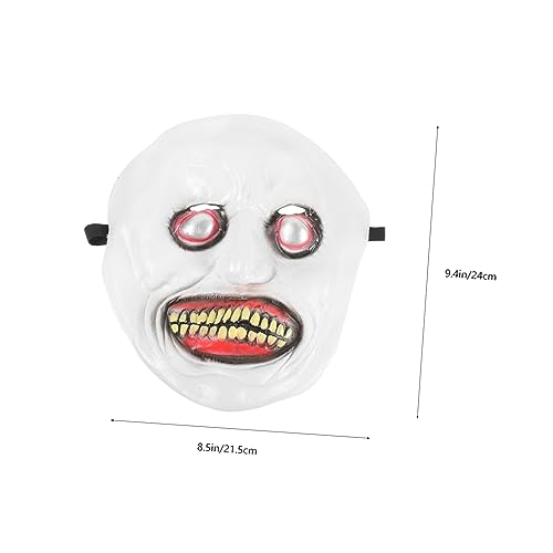 NOLITOY Creepy Halloween Mask for Adults Realistic Costume Scary Masquerade Prop Lightweight Design for Cosplay and Halloween Parties – Image 3