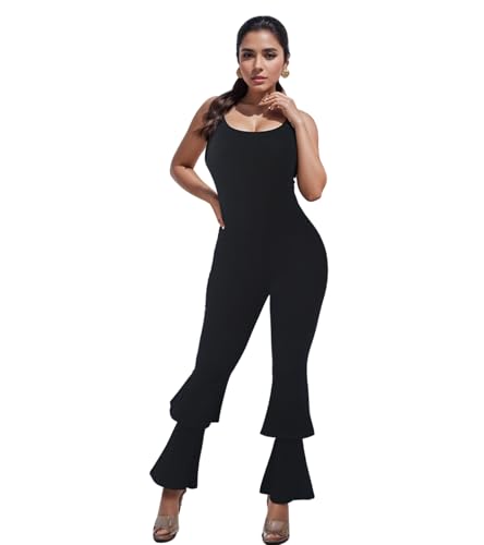 Image of Jigfar Women Sexy Elegant Bodycon Jumpsuit Going Out Romper Birthday Party Club Night Outfits
