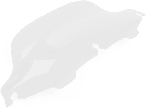 Clear 8 Wave Windshield Windscreen Compatible for 1996-2013 Harley Davidson Touring Street Glide Electra Glide FLHT FLHTCU Ultra Classic Glide FLHX FLHTK 96-13 (Tint)