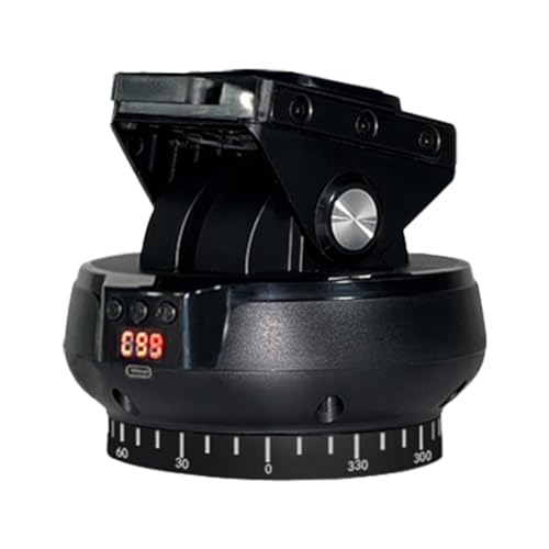 Hlxnyami YT-1200 Rotación Panorámica Control Remoto Pan Tilt Trípode Motorizado Cabezal Eléctrico para Teléfonos Cámaras