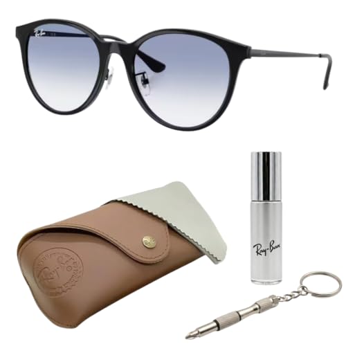 Ray-Ban(���C�o��) RB4334D ���[�u���b�W�t�B�b�g �X�N�G�A�V�F�C�v �T���O���X �������C�o���A�C�E�F�A�L�b�g�t��, �u���b�N�t���[�� | �N���A�O���f�[�V�������C�g�u���[�����Y�B