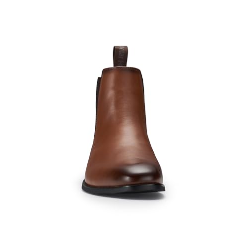 Image of Polar Fox Men's Classic High-Top Chelsea Boot | Stylish Slip-On Ankle Boot for Dress, Casual & Formal Wear