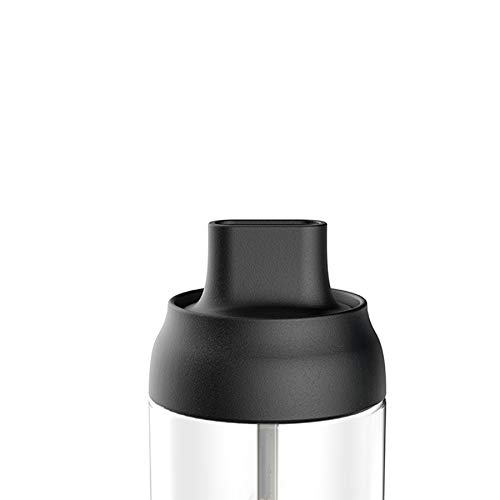 HLTYGWX GaRcan Gewürzglas, Gewürzflasche, Salz, Pfeffer, Gewürzglas, feuchtigkeitsbeständiger Deckel, Löffel, Gewürzbehälter, Küche, Gewürzflasche, 250 ml