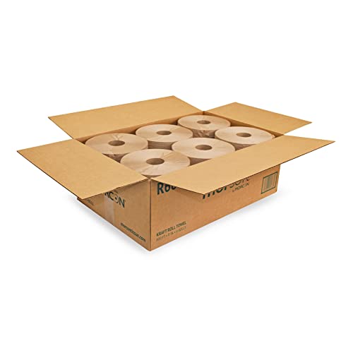 Morcon Paper R6800 Hardwound Roll Towels, 8" X 800Ft, Brown (Case Of 6) #TOP2