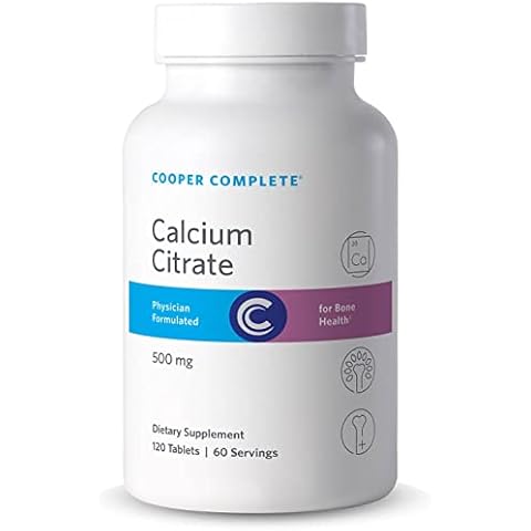 Cooper Complete - Calcium Citrate Supplement - 500 mg - 120 Tablets Pack of 1 Cover
