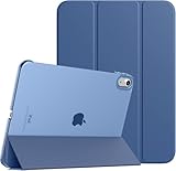 Tablet e iPad Black Friday TiMOVO Cover Custodia Compatibile con iPad (A16) 11 Generazione 11 Pollici 2025/iPad 10 Generazione 10,9' 2022, Retro in PC Rigido Semi-Trasparente, Auto Sveglia/Sonno, Grigio Blu