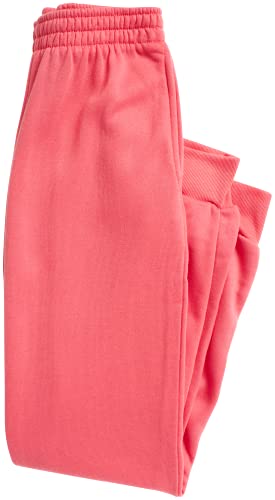 Real Love Girls' Jogger Set - 2 Piece Basic Fleece Solid Full Zip Hoodie And Sweatpants (Size: 7-16), Size 10-12, Coral #TOP2