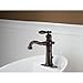 Delta Faucet Victorian Single Hole Bathroom Faucet, Single Handle Bathroom Faucet Chrome, Bathroom Sink Faucet, Metal Drain Assembly, Chrome 555LF