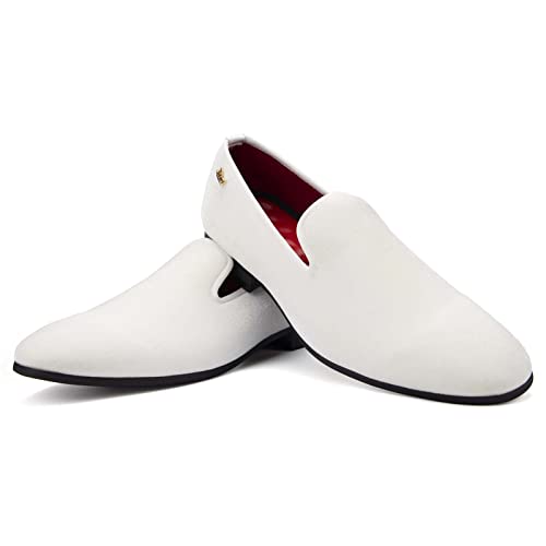 Image of JITAI Men's Dress Shoes - Casual Rubber & Leather Loafers for Men - Fashion Business Formal Wear