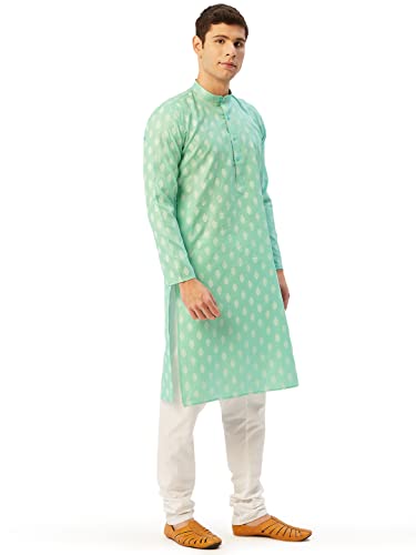 Image of Jompers Men's Cotton Floral Printed Kurtas
