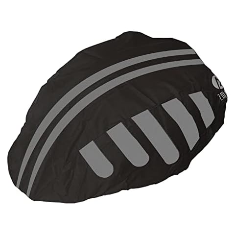 ZMYGOLON Helmüberzug Regenhülle Helmschutz Refleksstreifen Radfahren Helm Regen Abdeckung wasserdichte Straße Mountainbike Helm Abdeckung Staubdicht-Universalgröße Elastisches Kanten Design Cover