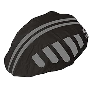 ZMYGOLON Helmüberzug Regenhülle Helmschutz Refleksstreifen Radfahren Helm Regen Abdeckung wasserdichte Straße Mountainbike Helm Abdeckung Staubdicht-Universalgröße Elastisches Kanten Design