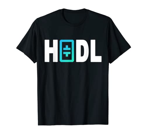 HODL THETA Crypto. moneda token criptomoneda con logotipo de Theta Camiseta