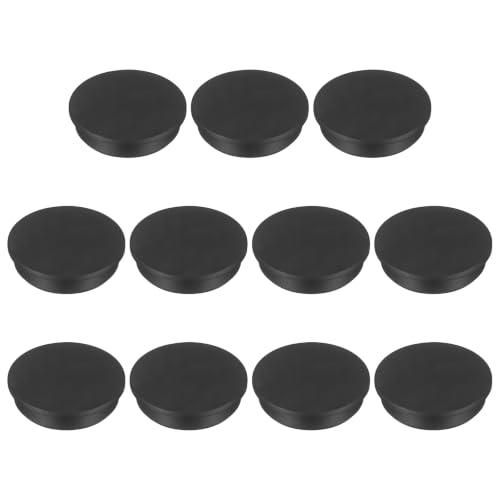 Image of MECCANIXITY 11pcs T-Shaped Silicone Plugs 63.6mm 2-1 /2 Inch Dia Snap in Plug Hole Seal Cover Round Rubber Stopper for 62.5-63.6mm Holes Kitchen Rubber Bulkheads Waterproof Sealing, Black